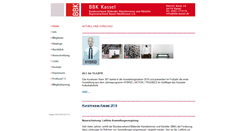 Desktop Screenshot of bbk-kassel.de