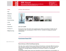 Tablet Screenshot of bbk-kassel.de
